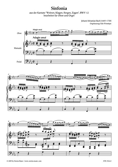 DL: J.S. Bach: Sinfonia aus der Kantate 