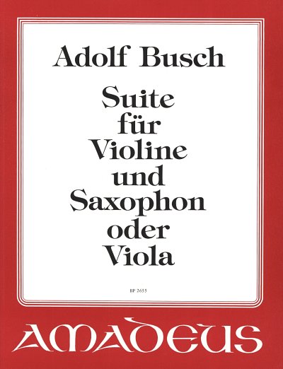 AQ: Busch Adolf: Suite (B-Ware)