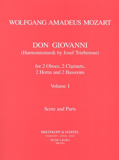 W.A. Mozart: Don Giovanni - Harmoniemu, 2Ob2Kl2Hr2Fa (Pa+St)