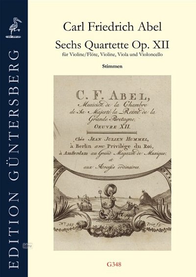 C.F. Abel: 6 Quartette op. 12, Fl/VlVlVaVc (Stsatz)