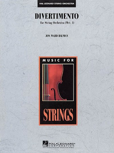 J.W. Bauman: Divertimento for String Orchestra, Stro (Part.)
