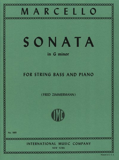 B. Marcello: Sonata Sol M. (Zimmermann), Kb