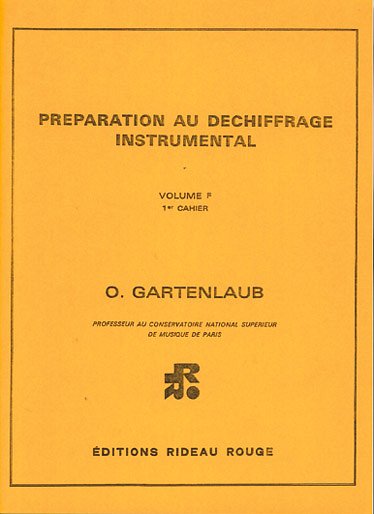Préparation au déchiffrage instrumental-Vol F 1, Instr