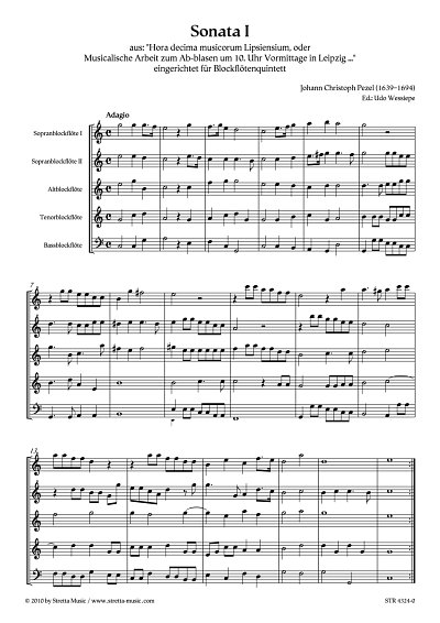DL: J.C. Pezel: Sonata I aus: 
