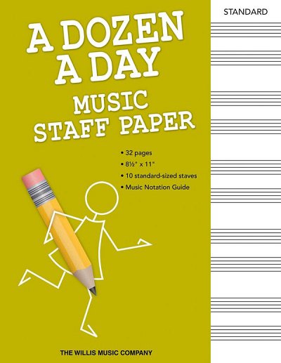 A Dozen a Day - Music Staff Paper (Bu)