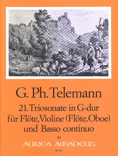 G.P. Telemann: Triosonate 21 G-Dur TWV 42:G1, FlVlBc (Pa+St)