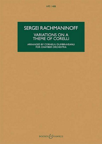S. Rachmaninow: Variations on a Theme of Corelli, Kamo (Stp)