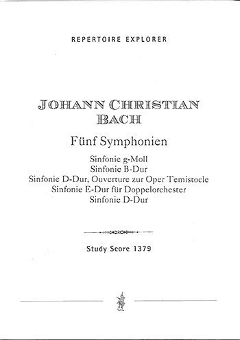 J.C. Bach: 5 Sinfonien