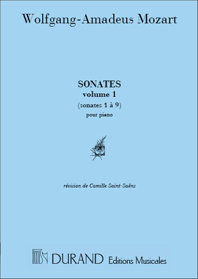 W.A. Mozart m fl.: Sonates (N. 1-9) Revision Par Camille Saint Saens