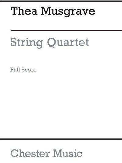 T: Musgrave: String Quartet, 2VlVaVc