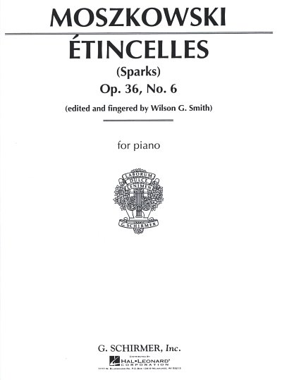 M. Moszkowski: Etincelles op. 36,6, Klav