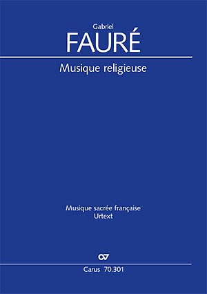 G. Fauré: Musique religieuse, GesGchOrg (Part.)
