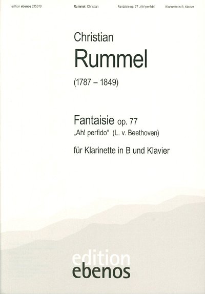 C. Rummel: Fantaisie (op. 77), Klarinette, Klavier