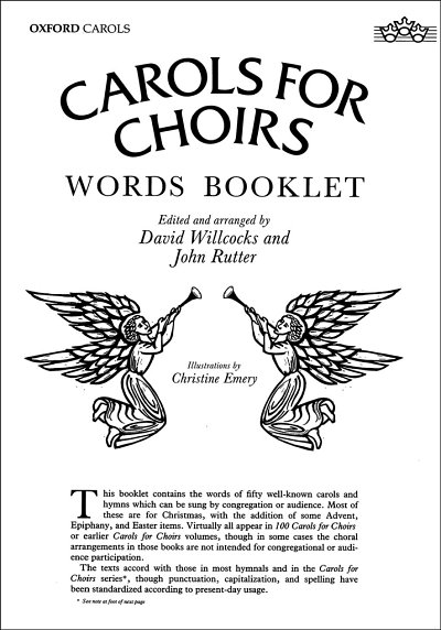 D. Willcocks: Carols for Choirs: Carols for Choirs word (EA)