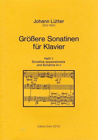 J. Lütter: Größere Sonatinen Vol. 1