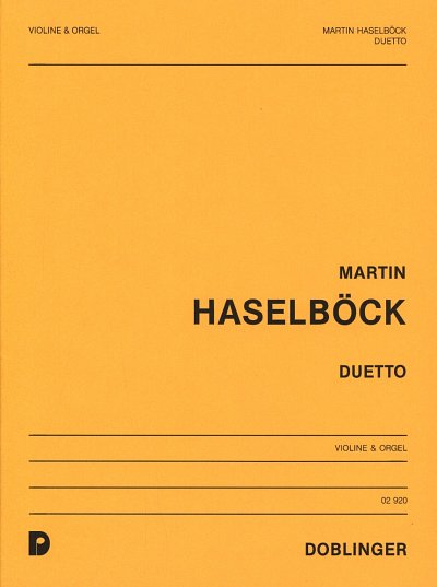 Haselboeck Martin: Duetto (1980)