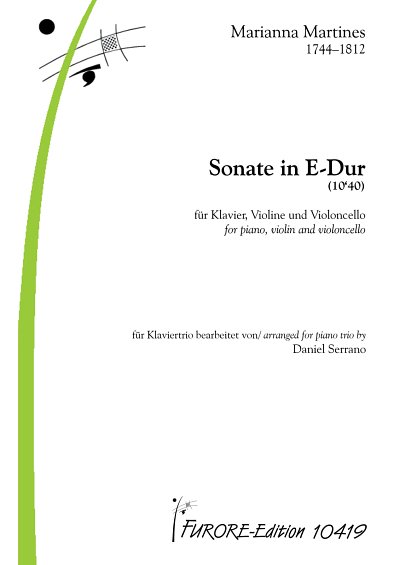 M. von Martines: Sonate in E-Dur, VlVcKlv (KlavpaSt)