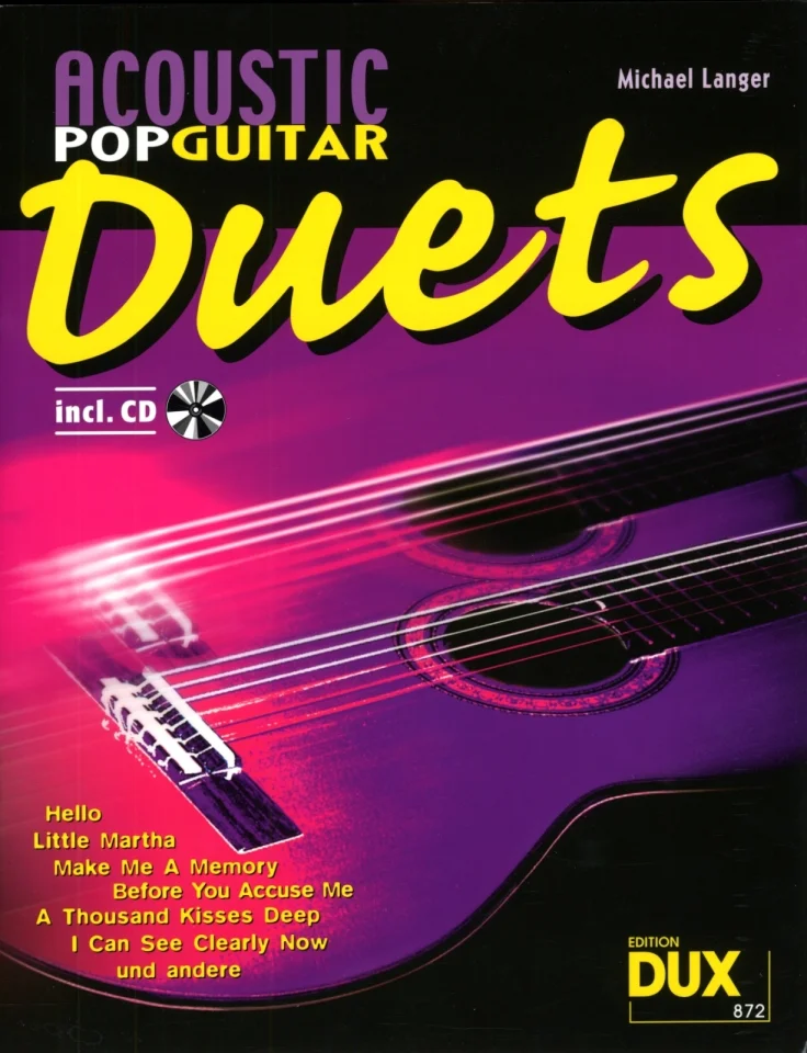M. Langer: Acoustic Pop Guitar Duets, 2Git (+CD) (0)