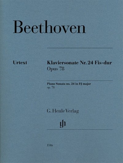 L. v. Beethoven: Klaviersonate Nr. 24 Fis-dur op. 78, Klav
