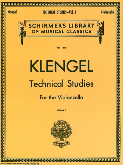 J. Klengel: Technical Studies - Volume 1, Vc