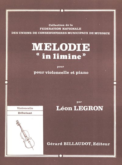Melodie In Limine, VcKlav (KlavpaSt)
