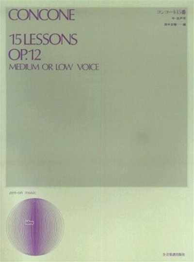 G. Concone: 15 Lessons op. 12