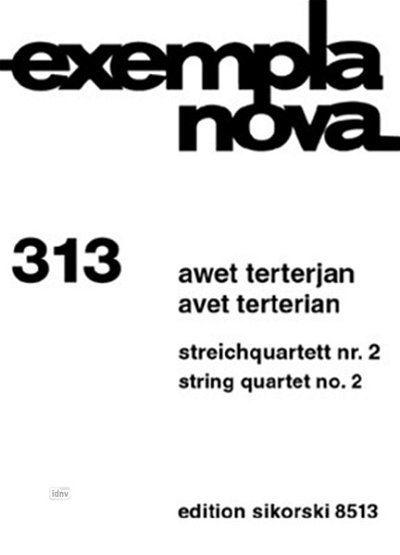 Terterjan Awet: Streichquartett Nr 2 Exempla Nova 313