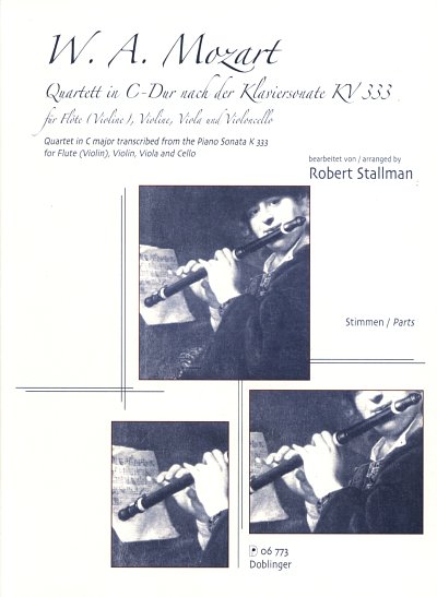 W.A. Mozart: Quartett in C-Dur, Fl/VlVlVaVc (Stsatz)