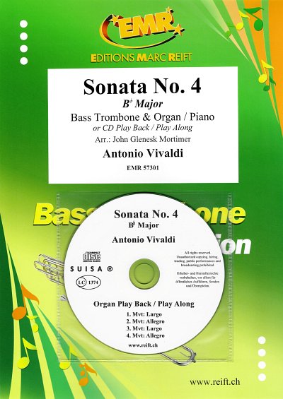 A. Vivaldi: Sonata No. 4, BposKlavOrg (+CD)
