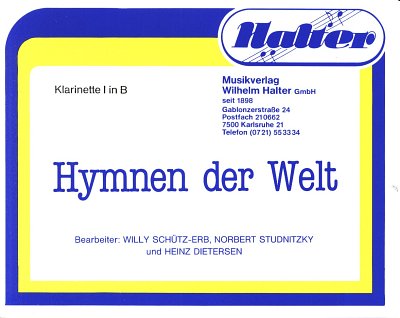 W. Schütz-Erb: Hymnen der Welt, Blask (Klar1)