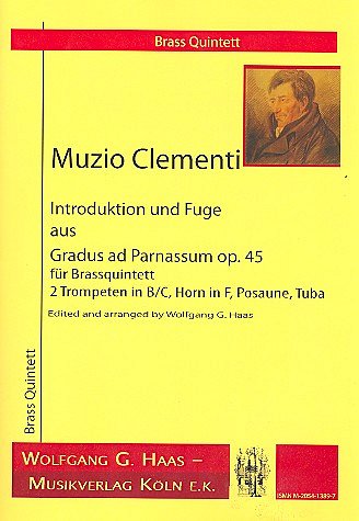 M. Clementi: Introduktion und Fuge, 5Blech (Pa+St)