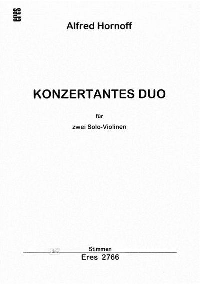 Hornoff Alfred: Konzertantes Duo Eres Estonian Edition