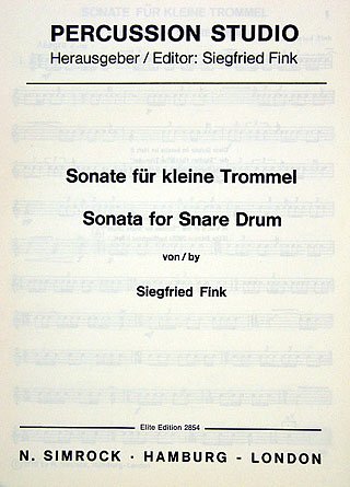 S. Fink: Sonate , Kltr