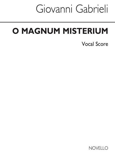 O Magnum Misterium, GchOrg (Bu)