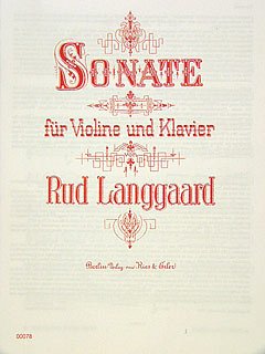 Langgaard Rued: Sonate