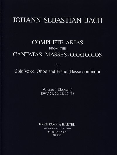 J.S. Bach: Arien 1 + Sinfonien Aus Kantaten Messen + Oratori