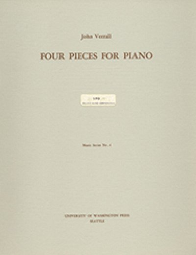 Four Pieces for Piano, Klav