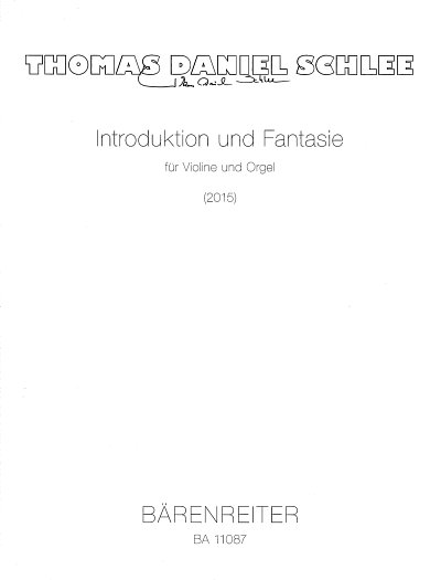 T.D. Schlee: Introduktion und Fantasie, VlOrg (OrpaSt)
