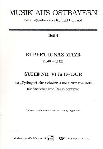 R.I. Mayr: Suite 6 in D-Dur, StroBc (Part.)