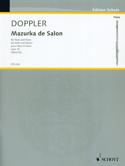 F. Doppler: Mazurka de Salon Floete, Klavier