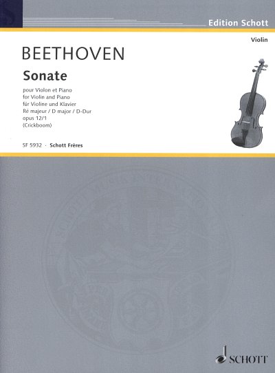 L. v. Beethoven: Sonate D-Dur op. 12/1 , VlKlav