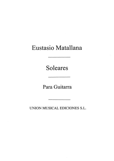 Soleares No.7 From Bailes Populares Espanoles, Git