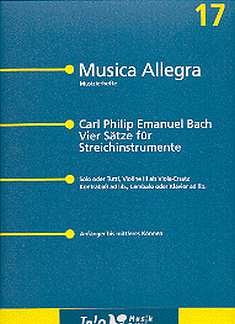 C.P.E. Bach: 4 Saetze Fuer Streichinstrumente Musica Allegra