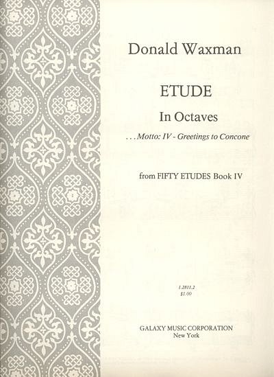 Etude No. 40: Octave Scales