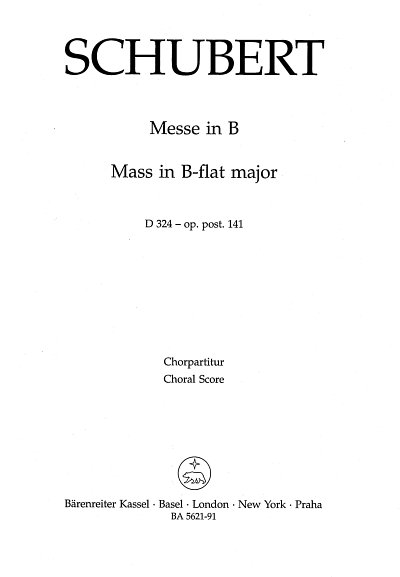 F. Schubert: Messe B-Dur op. post.141 D 324, GchOrch (Chpa)