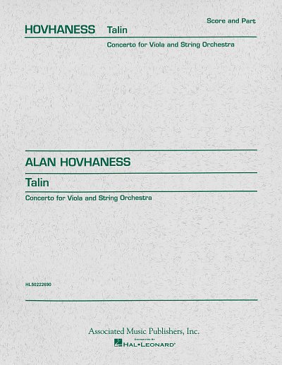 A. Hovhaness: Talin Concerto, VaKlv (Bu)