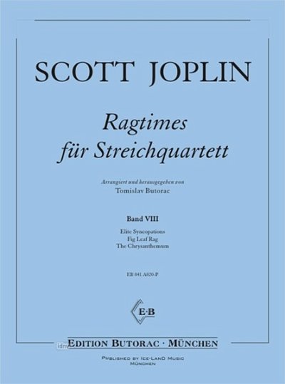 S. Joplin: Ragtimes fuer Streichquartett 8, 4Str