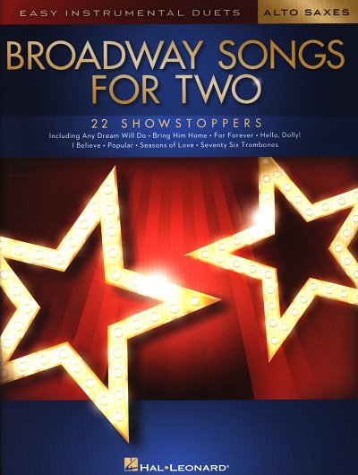 Broadway Songs for Two Alto Saxophones, 2Asax