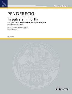 K. Penderecki: In pulverem mortis