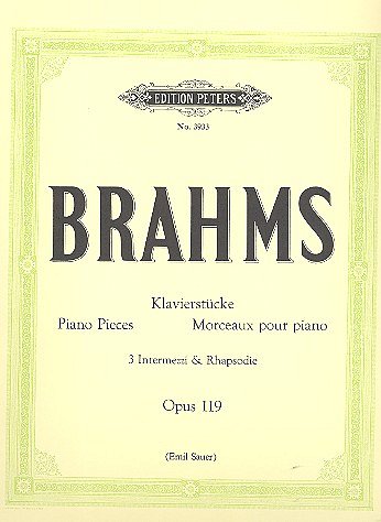 J. Brahms: 4 Klavierstücke op. 119